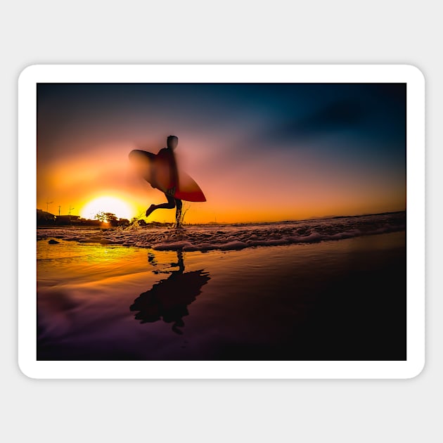 Surfer Magnet by helintonandruw